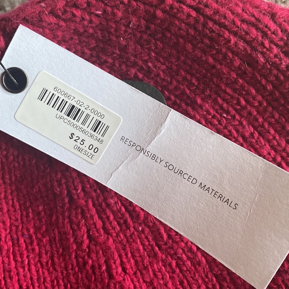 NWT MORRO ATHLETA Ribbed Hat One Size in pink - Picture 6 of 7